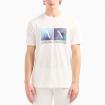 T-Shirt Armani Exchange con maxi stampa da uomo rif. 3DZTJB ZJBYZ